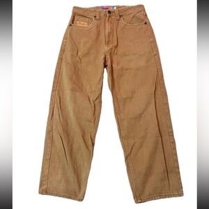 Empyre Relax Baggy Jeans Brown Carpenter Pants Men’s Size 28